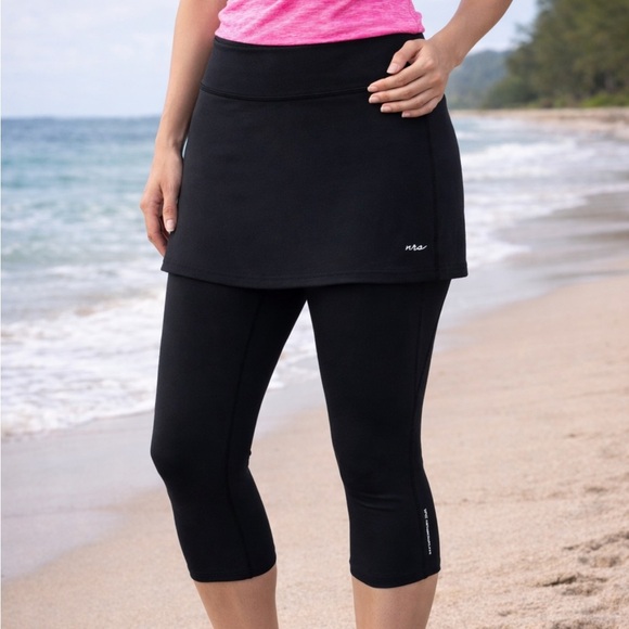 NRS HYDROSKIN LEGGINGS SKIRT WETSUIT SWIM SIZE LARGE